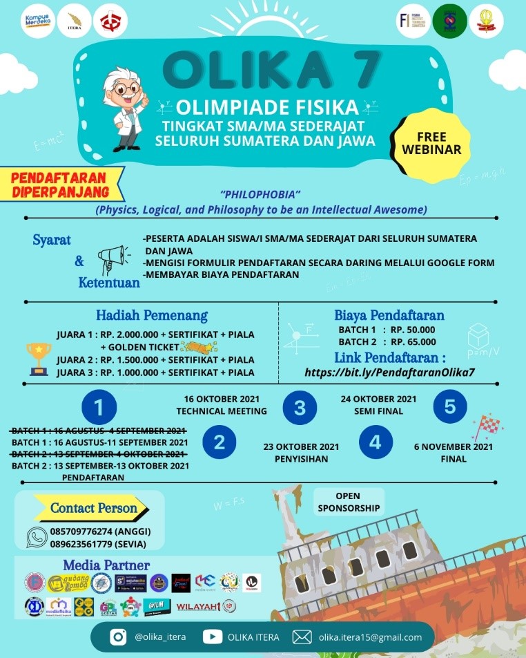 OLIMPIADE FISIKA (OLIKA) ke-7 HIMAFI ITERA